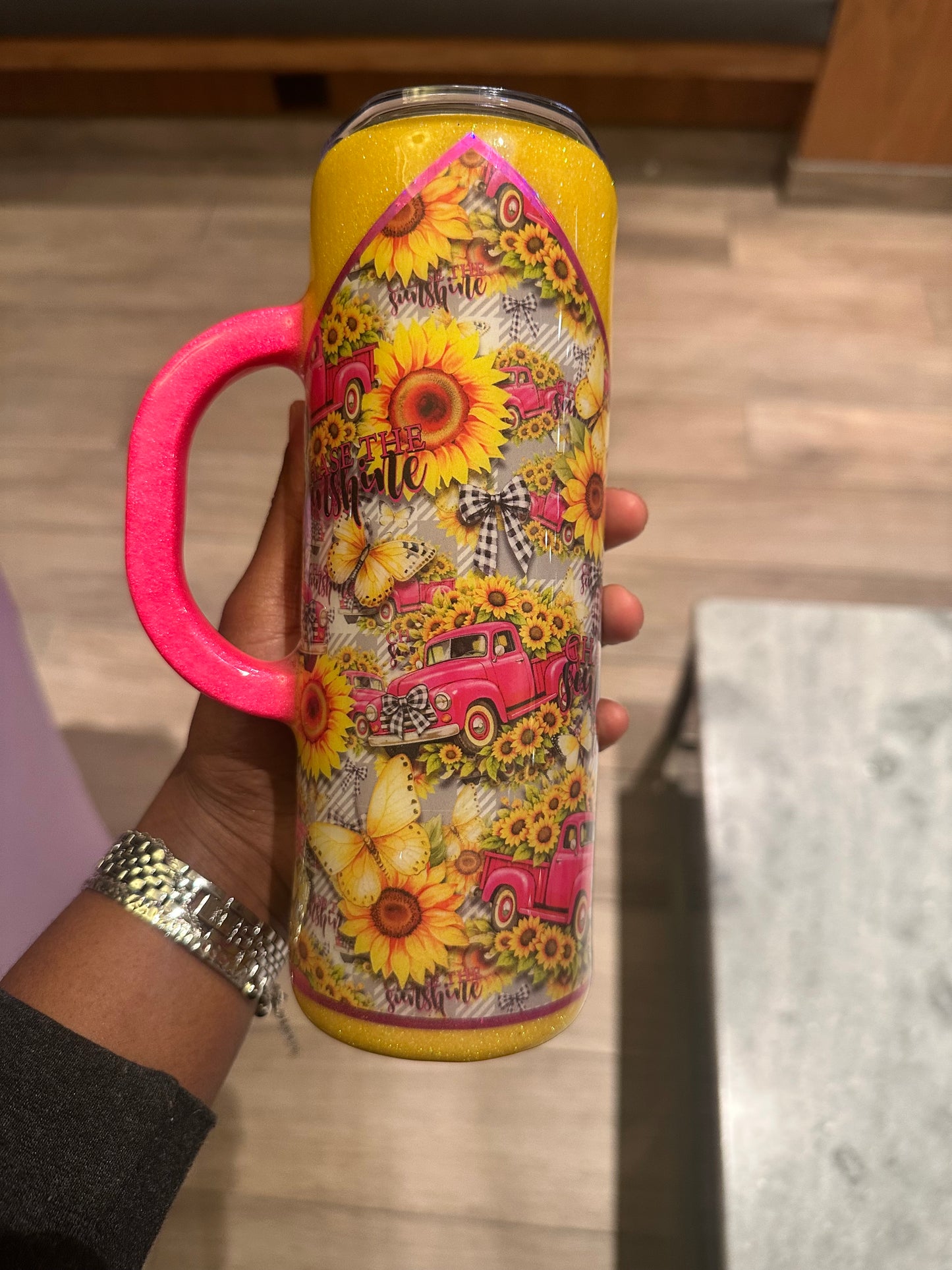 Sunflower girl 20oz